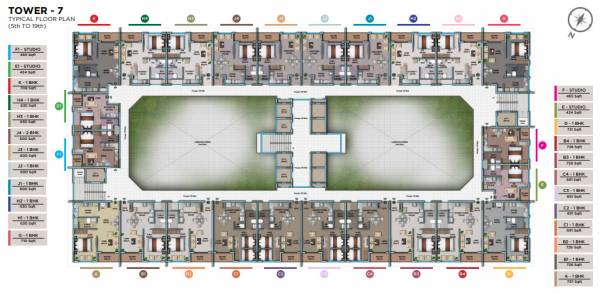 Cluster Plan from 1st to 2nd Floor village Cluster Plan from 1st to 2nd Floor