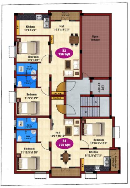  pride Pride Cluster Plan for 2nd Floor