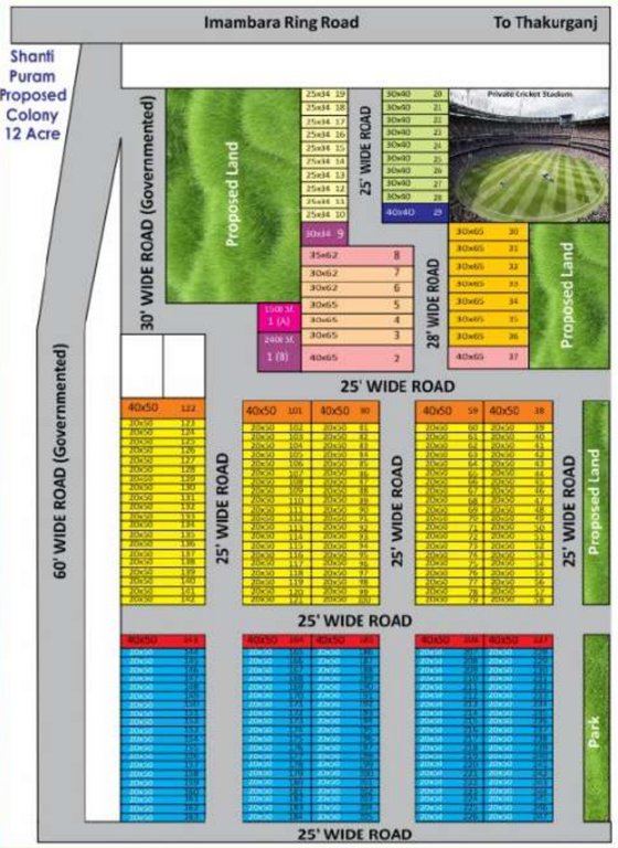  colony phase 7 Layout Plan