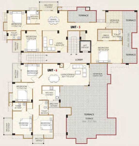  calisto Calisto Cluster Plan For 5th Floor