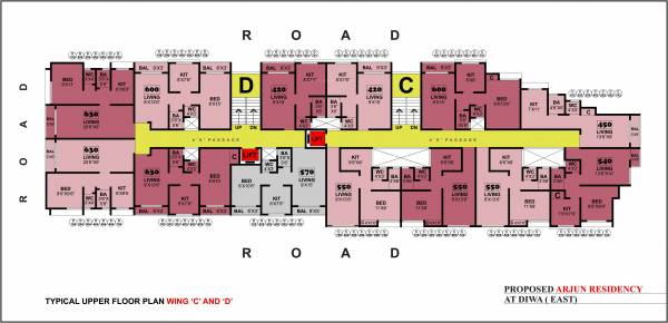  arjun-residency Wing C + D Typical Cluster Plan