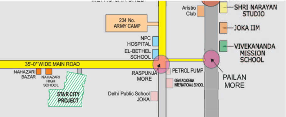  star city Location Plan