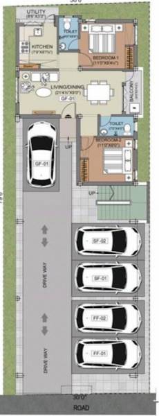  ixora Ixora Cluster Plan For Ground Floor