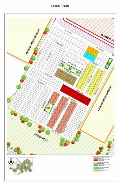 Layout Plan garden-city-plots-agra Layout Plan