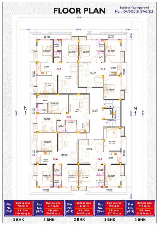  sarthi residency Cluster Plan