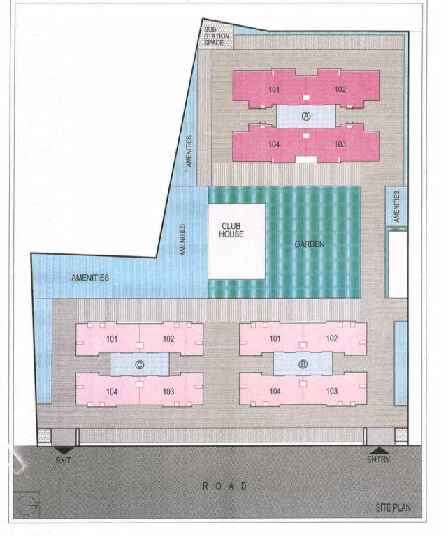  riviera elite Layout Plan