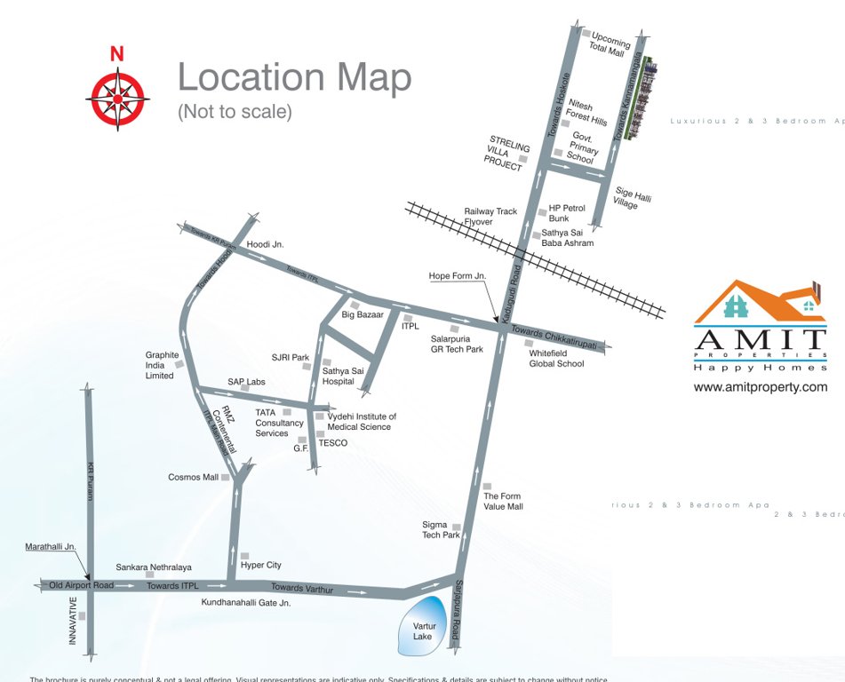  sri sai paradise Location Plan