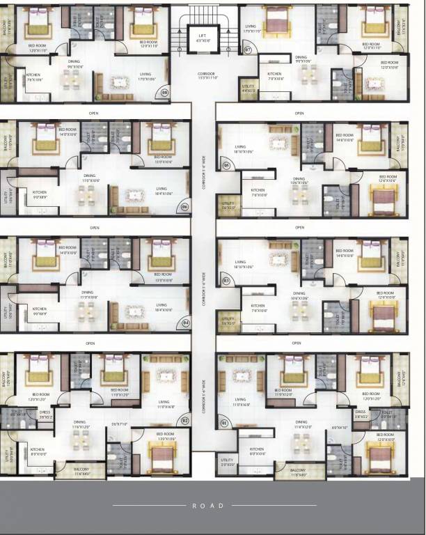  elegance Elegance Cluster Plan