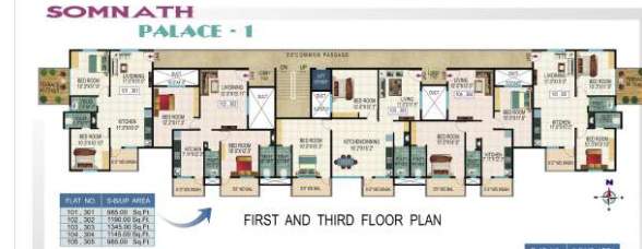  palace 1 Cluster Plan
