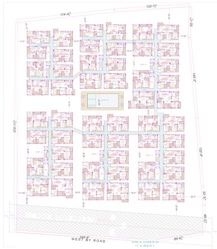  sai-silicon-city Wing 1 To 6 Typical Floor Plan