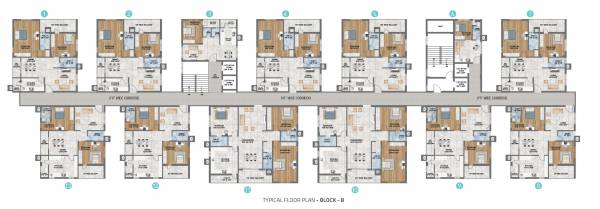  parkville Block B Typical Cluster Plan