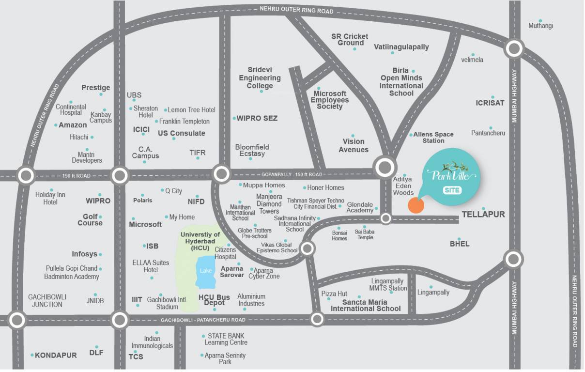  parkville Location Plan