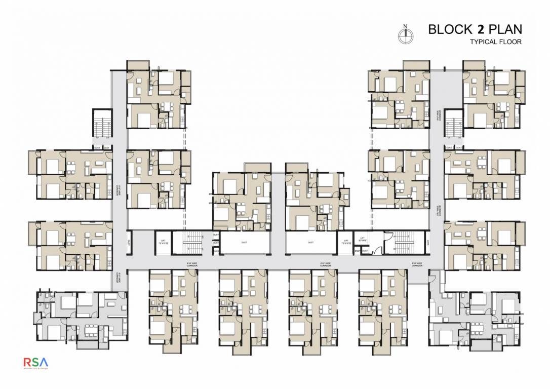  nestilo Block B Typical Cluster Plan