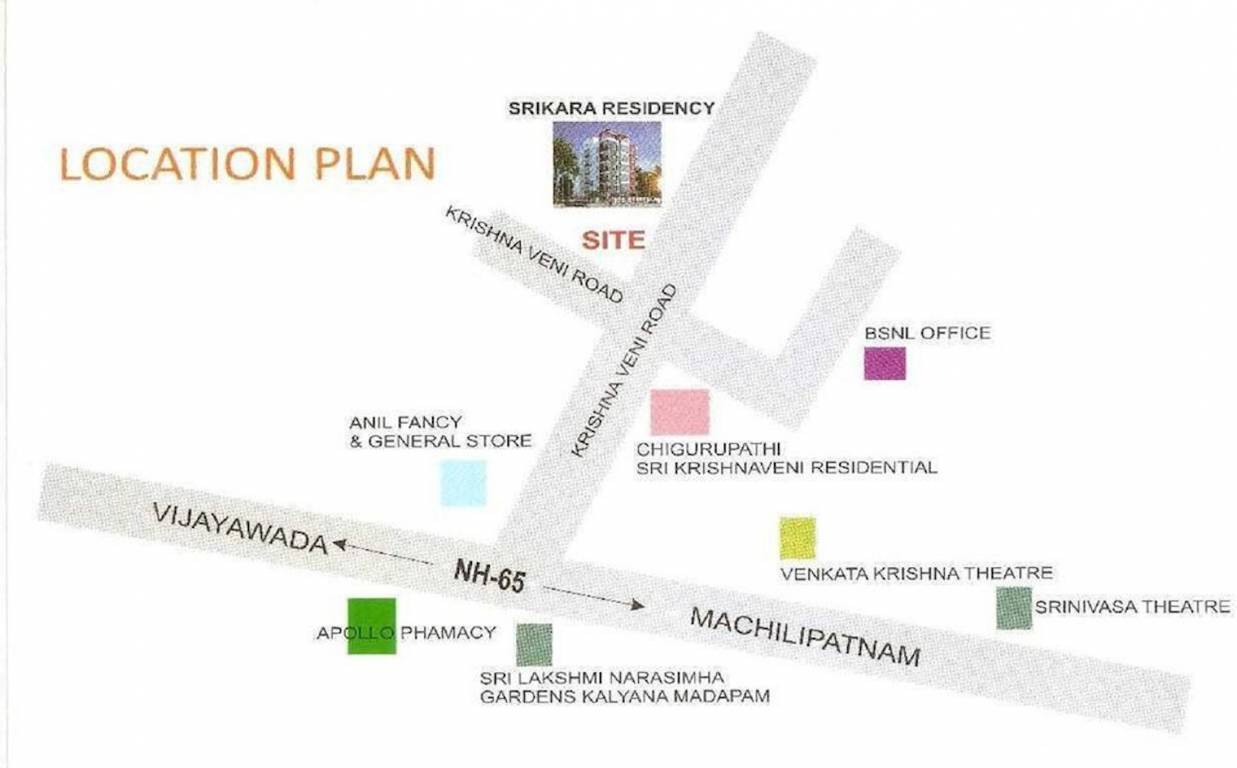 elite residency Location Plan