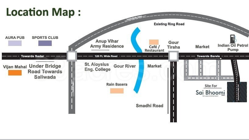 sai bhoomi Location Plan