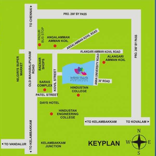  saras-villas Location Plan