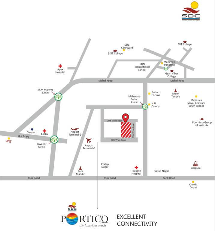 portico Location Plan