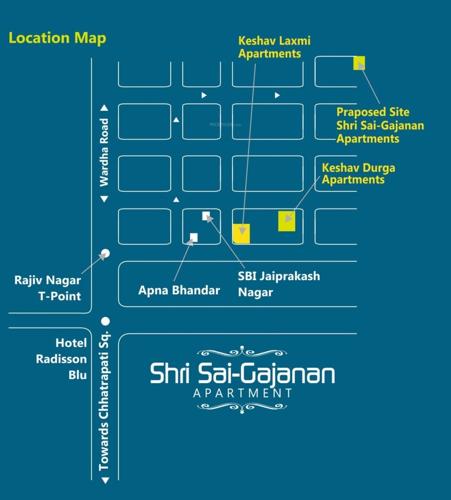  shri-sai-gajanan-apartment Location Plan