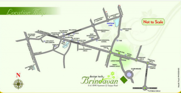  brindavan Location Plan