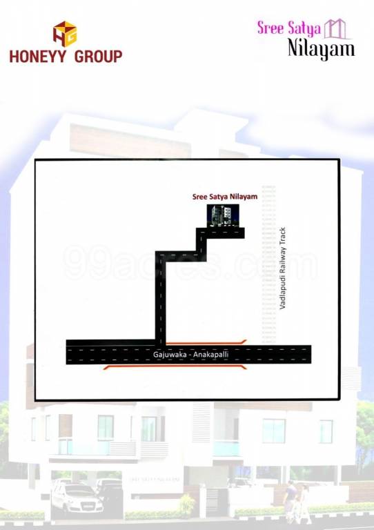  sree satya nilayam Location Plan