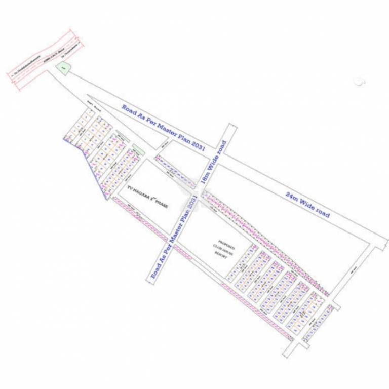  basava residency Layout Plan
