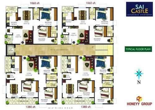  sai castle Cluster Plan