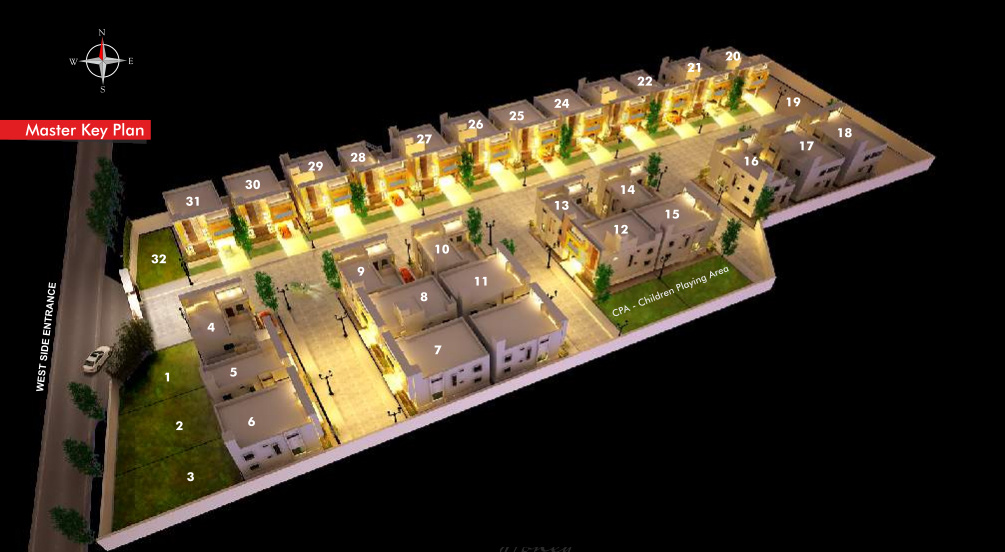  honey homes Master Plan