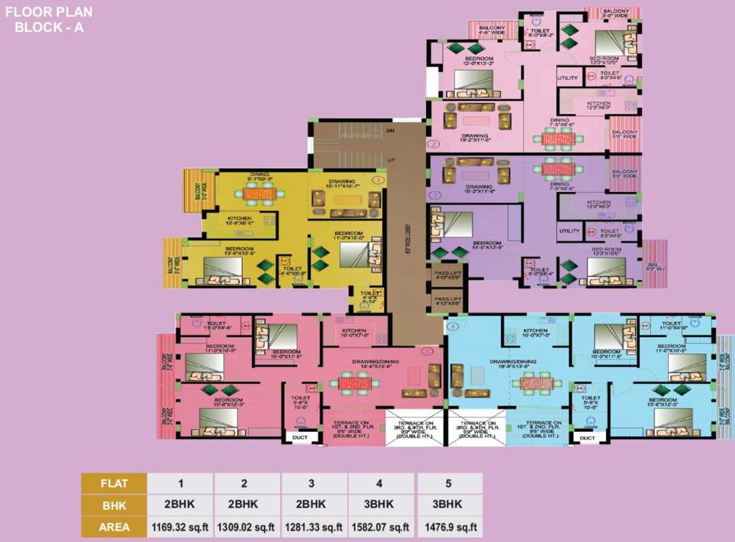 nilay Typical Floor Plan Of  Block A