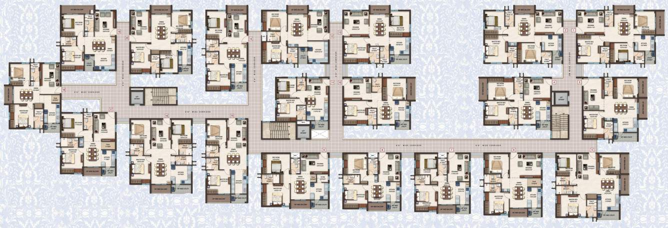  sathya devaki residency A Cluster Plan