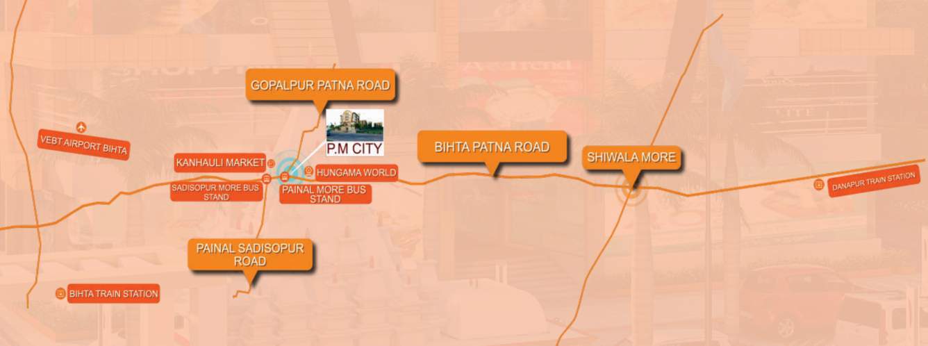  pm city Location Plan