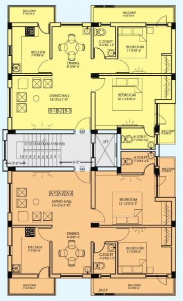  kiruba-palace Cluster Plan