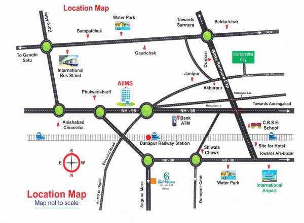  indraprastha-city Location Plan