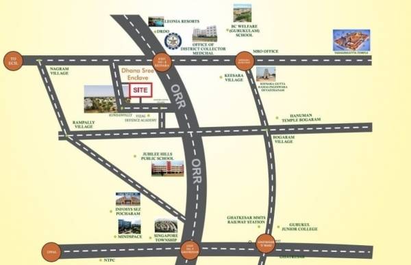  sahasra-enclave Location Plan