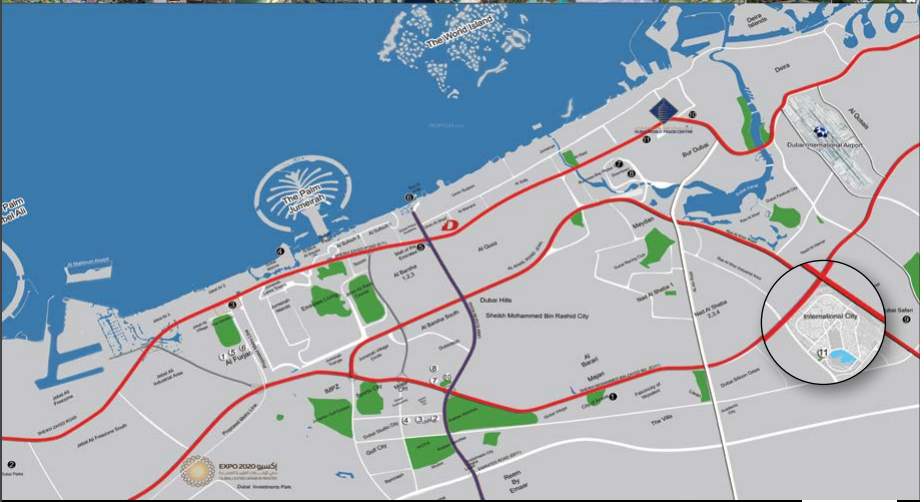 danube lawnz residences Location Plan