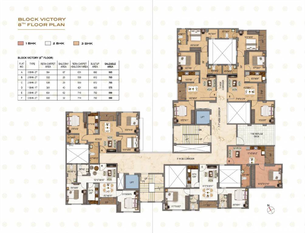  surya aspire Block Glory Cluster Plan