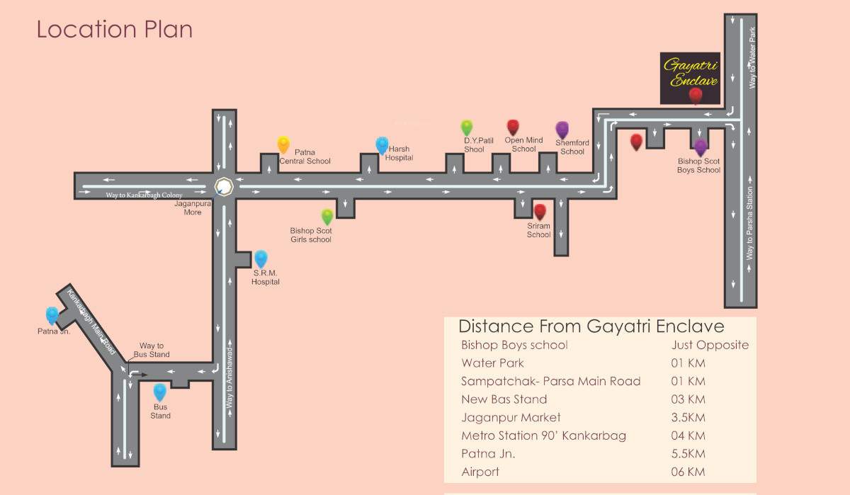  gayatri enclave Location Plan