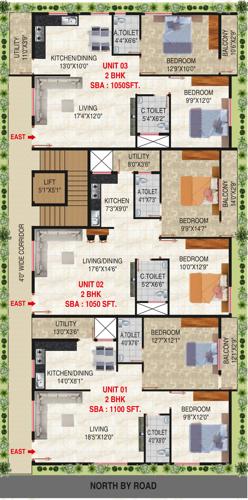  grand Grand Cluster Plan From 1st To 4th Floor