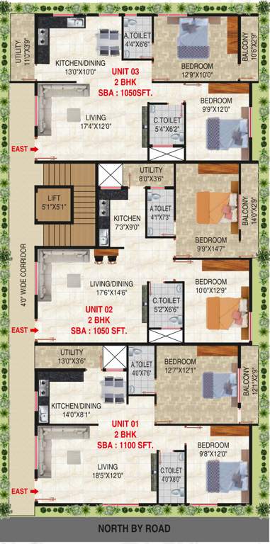  grand Grand Cluster Plan From 1st To 4th Floor