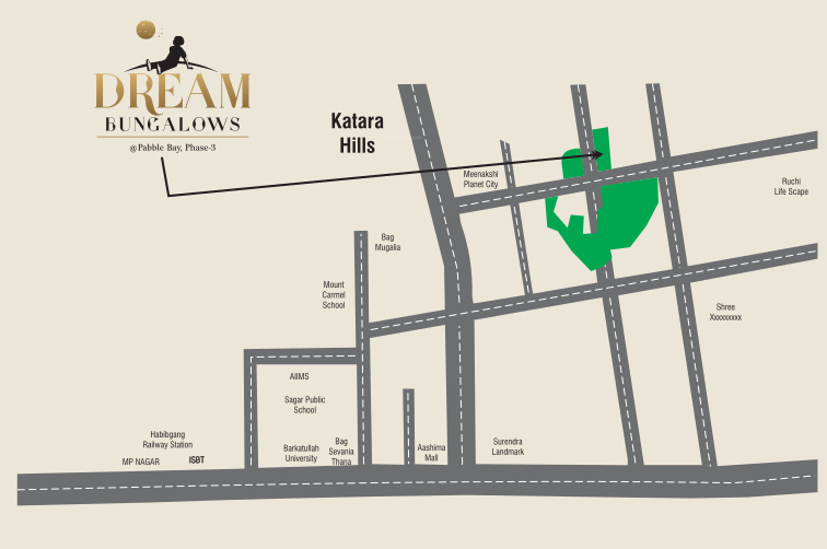  dream bungalows Location Plan