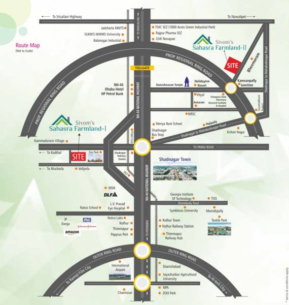  sahasra-farmland-2 Location Plan
