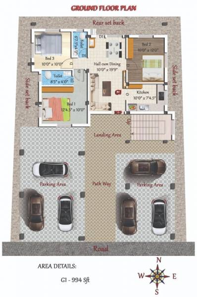  beas Tower 1 Cluster Plan for Ground Floor
