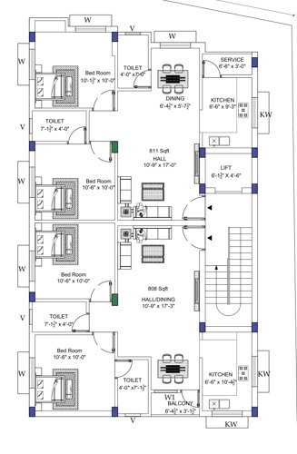  lakshmi Lakshmi Cluster Plan From 1st To 3rd Floor