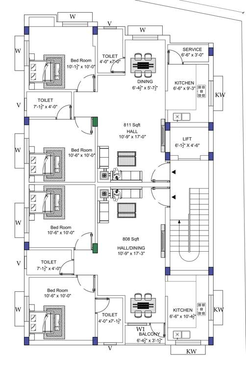  lakshmi Lakshmi Cluster Plan From 1st To 3rd Floor