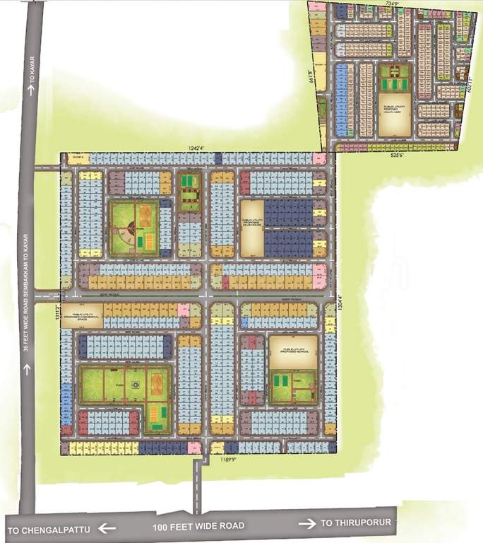  acres and acres Master Plan