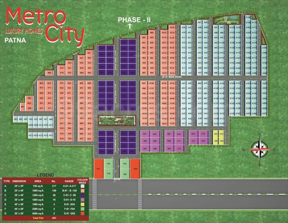  metro city Layout Plan