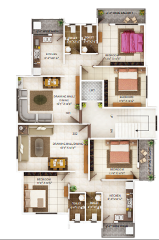 mrignayani enclave Cluster Plan