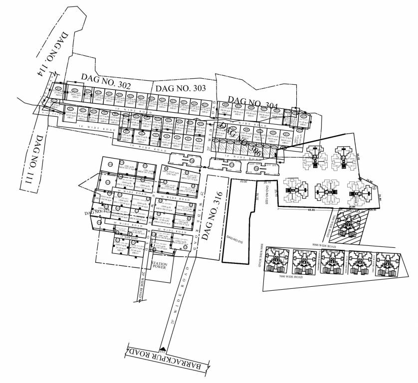  garden residence plots Layout Plan