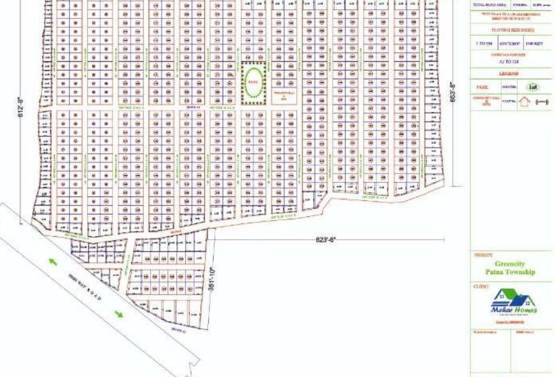 greencity township Layout Plan