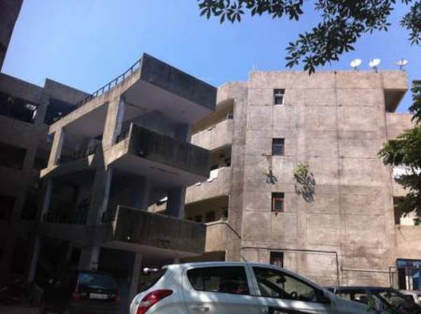 Elevation modern-housing-complex Elevation