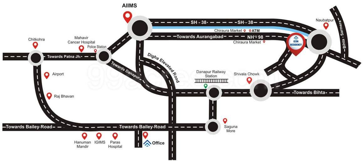  icon residency Location Plan